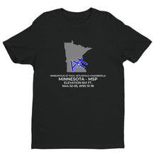 Load image into Gallery viewer, MSP facility map in MINNEAPOLIS; MINNESOTA, Black