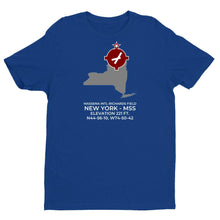 Load image into Gallery viewer, MSS facility map in MASSENA; NEW YORK, Royal Blue