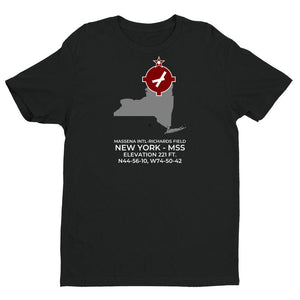 MSS facility map in MASSENA; NEW YORK, Black