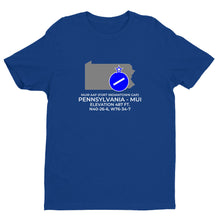 Load image into Gallery viewer, MUIR AAF (FORT INDIANTOWN GAP) near FORT INDIANTOWN GAP(ANNVILLE); PENNSYLVANIA (MUI; KMUI) T-Shirt