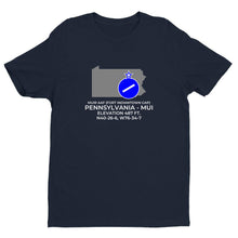 Load image into Gallery viewer, MUIR AAF (FORT INDIANTOWN GAP) near FORT INDIANTOWN GAP(ANNVILLE); PENNSYLVANIA (MUI; KMUI) T-Shirt