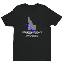 Load image into Gallery viewer, MUO facility map in MOUNTAIN HOME; IDAHO, Black