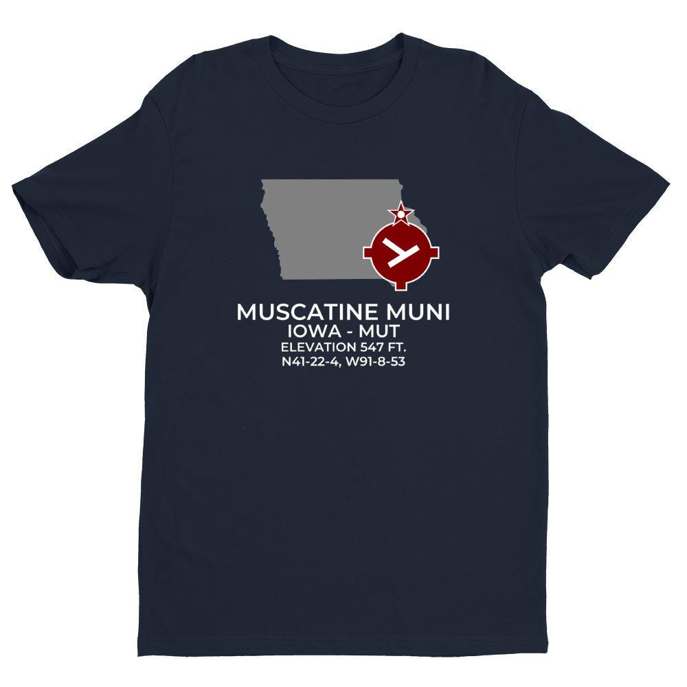 MUT facility map in MUSCATINE; IOWA, Navy