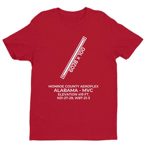 mvc monroeville al t shirt, Red