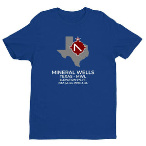 MWL facility map in MINERAL WELLS; TEXAS, Royal Blue