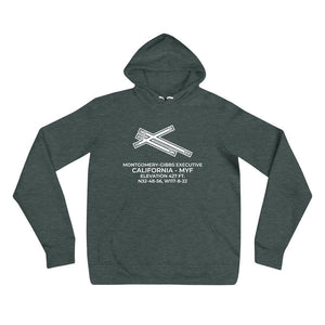 MYF facility map in SAN DIEGO; CALIFORNIA Hoodie