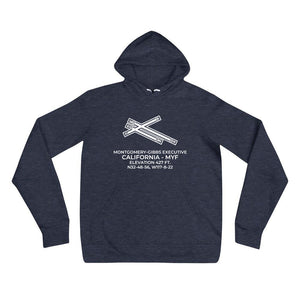 MYF facility map in SAN DIEGO; CALIFORNIA Hoodie