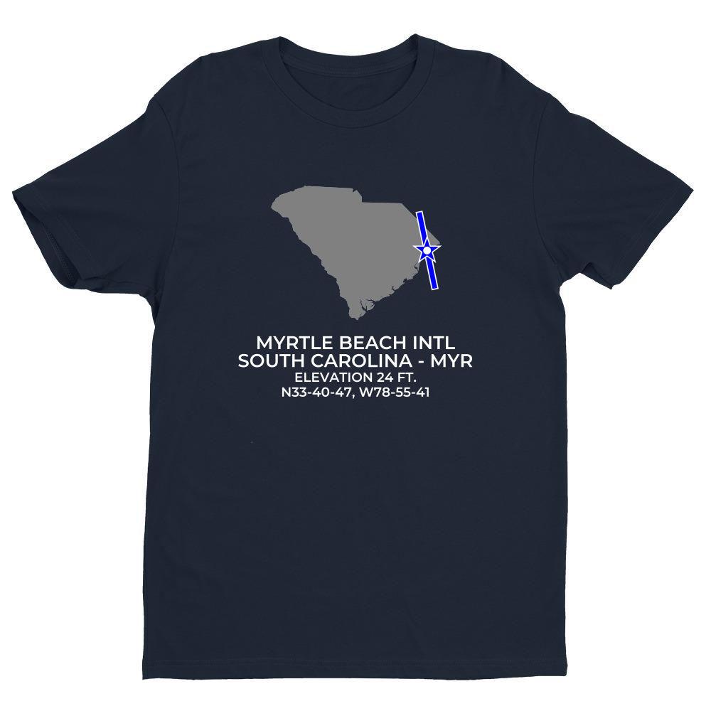 MYR facility map in MYRTLE BEACH; SOUTH CAROLINA, Navy
