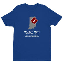 Load image into Gallery viewer, MZZ facility map in MARION; INDIANA, Royal Blue