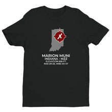 Load image into Gallery viewer, MZZ facility map in MARION; INDIANA, Black