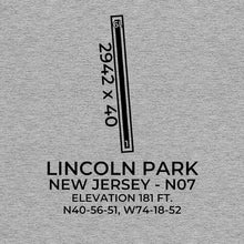 Load image into Gallery viewer, N07 facility map in LINCOLN PARK; NEW JERSEY