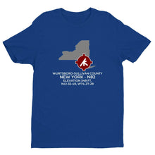 Load image into Gallery viewer, N82 facility map in WURTSBORO; NEW YORK, Royal Blue