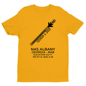 NAS ALBANY (NAB; KNAB) near ALBANY; GEORGIA (GA) c.1970 T-Shirt