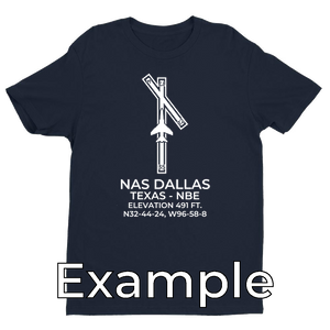 NAS DALLAS (NBE; KNBE) in GRAND PRAIRIE; TEXAS (TX) c.1960-1998 T-Shirt