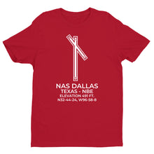 Load image into Gallery viewer, NAS DALLAS (NBE; KNBE) in GRAND PRAIRIE; TEXAS (TX) c.1960-1998 T-Shirt