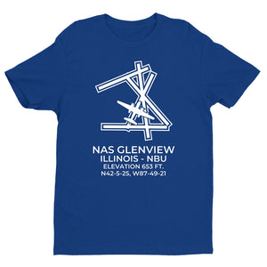 NAS GLENVIEW in GLENVIEW; ILLINOIS (IL) c.1945 T-shirt