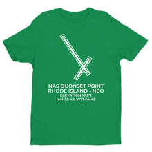 Load image into Gallery viewer, NAS QUONSET POINT (NCO; OQU; KOQU) in QUONSET POINT; RHODE ISLAND (RI) T-Shirt