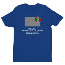 Load image into Gallery viewer, ND24 facility map in INKSTER; NORTH DAKOTA, Royal Blue
