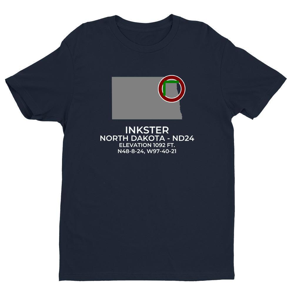 ND24 facility map in INKSTER; NORTH DAKOTA, Navy