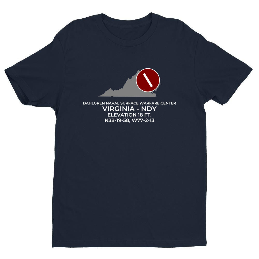 DAHLGREN NAVAL SURFACE WARFARE CENTER in DAHLGREN; VIRGINIA (NDY; KNDY) T-Shirt