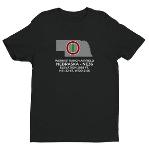 WERNER RANCH AIRFIELD near ANSELMO; NEBRASKA (NE36) T-Shirt
