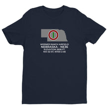 Load image into Gallery viewer, WERNER RANCH AIRFIELD near ANSELMO; NEBRASKA (NE36) T-Shirt