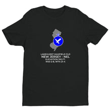Load image into Gallery viewer, NEL facility map in LAKEHURST; NEW JERSEY, Black