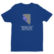 Load image into Gallery viewer, NFL facility map in FALLON; NEVADA, Royal Blue