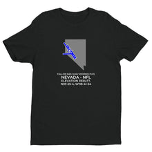 Load image into Gallery viewer, NFL facility map in FALLON; NEVADA, Black