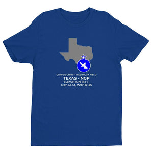NGP facility map in CORPUS CHRISTI; TEXAS, Royal Blue