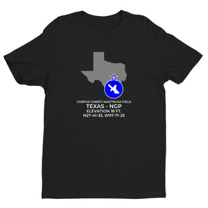 NGP facility map in CORPUS CHRISTI; TEXAS, Black