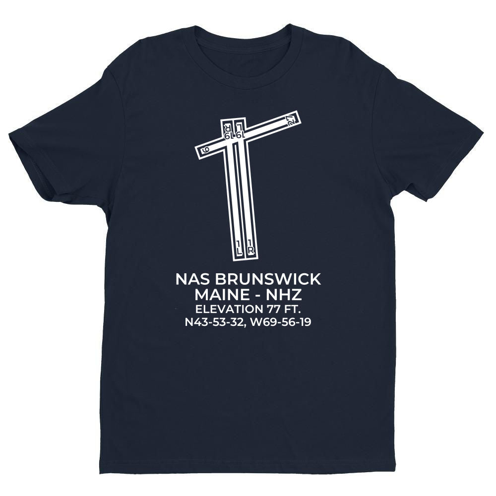 NAS BRUNSWICK (NHZ; KNHZ) in BRUNSWICK; MAINE (ME) c. 1951 T-Shirt