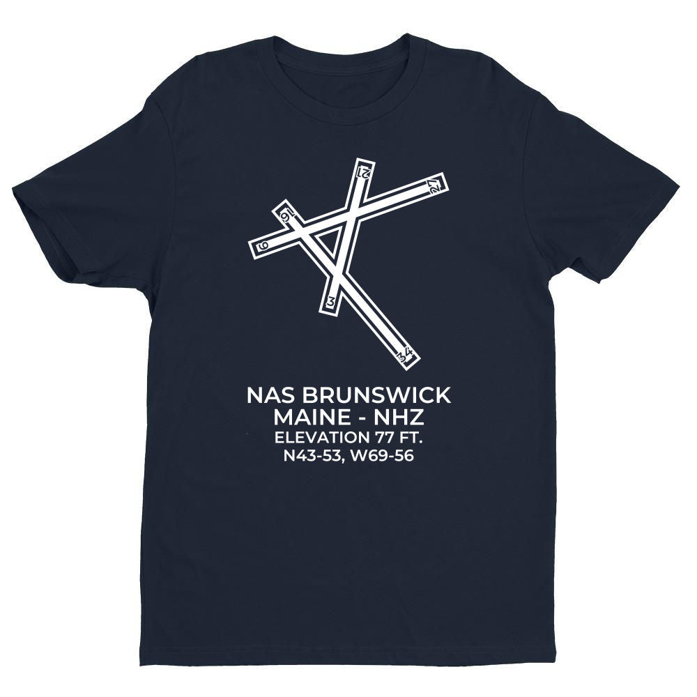 NAS BRUNSWICK (NHZ; KNHZ) in BRUNSWICK; MAINE (ME) c. 1946 T-Shirt
