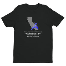 Load image into Gallery viewer, NID facility map in CHINA LAKE; CALIFORNIA, Black