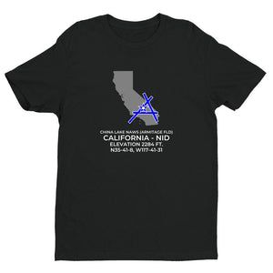 NID facility map in CHINA LAKE; CALIFORNIA, Black