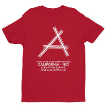 Load image into Gallery viewer, nid china lake ca t shirt, Red