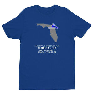 NIP facility map in JACKSONVILLE; FLORIDA, Royal Blue