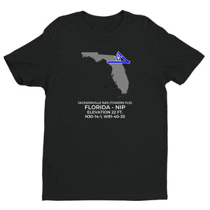 NIP facility map in JACKSONVILLE; FLORIDA, Black