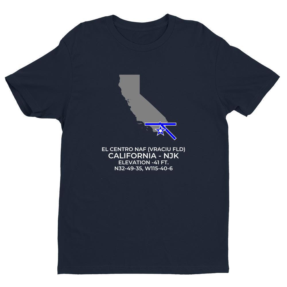 NJK facility map in EL CENTRO; CALIFORNIA, Navy