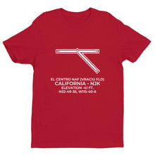Load image into Gallery viewer, njk el centro ca t shirt, Red