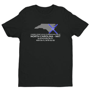 NKT facility map in CHERRY POINT; NORTH CAROLINA, Black