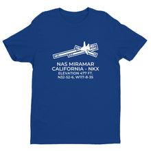 Load image into Gallery viewer, F-14 at NAS MIRAMAR (NKX; KNKX) near SAN DIEGO; CALIFORNIA (CA) c.1990 T-Shirt