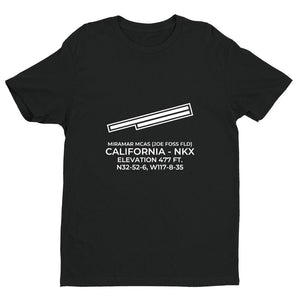 nkx san diego ca t shirt, Black
