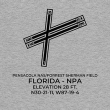 Load image into Gallery viewer, npa pensacola fl t shirt, Gray
