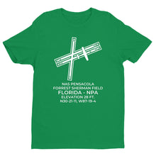 Load image into Gallery viewer, PENSACOLA NAS/FORREST SHERMAN FIELD in PENSACOLA; FLORIDA (NPA; KNPA) T-Shirt