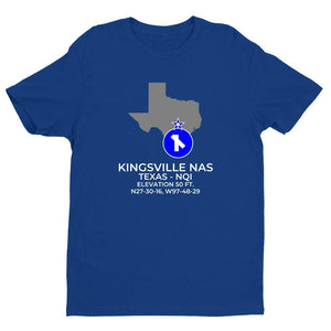 NQI facility map in KINGSVILLE; TEXAS, Royal Blue