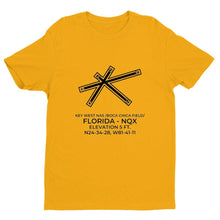 Load image into Gallery viewer, nqx key west fl t shirt, Yellow
