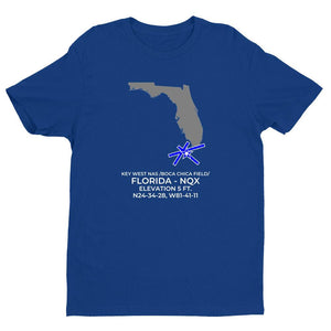 NQX facility map in KEY WEST; FLORIDA, Royal Blue