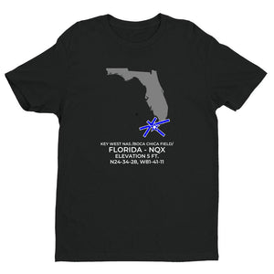 NQX facility map in KEY WEST; FLORIDA, Black