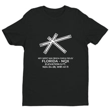 Load image into Gallery viewer, nqx key west fl t shirt, Black